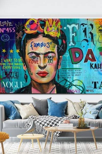 Frida u Pop Art-u - slika na platnu