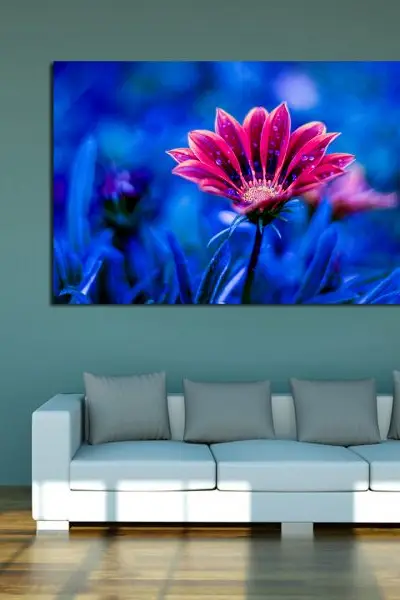 Odziv u Plavom - slika na platnu