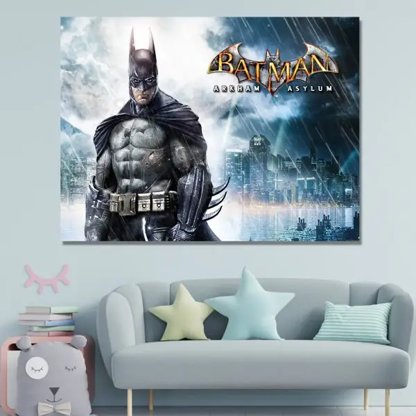 Batman u oluji - slika na platnu