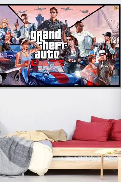 Ekipa iz GTA - slika na platnu