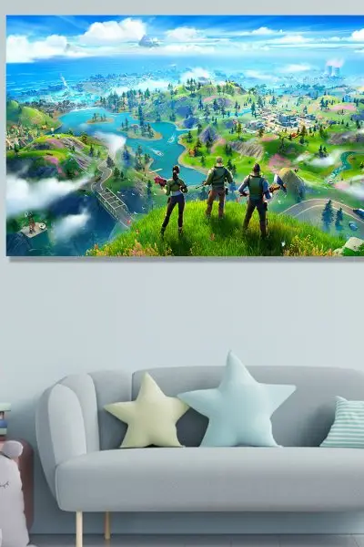 Fortnite Svet - slika na platnu