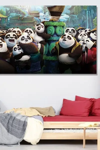 Kung Fu Panda 002 - slika na platnu