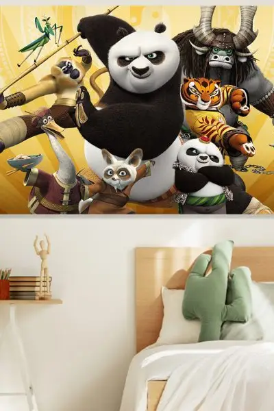 Kung Fu Panda 005 - slika na platnu