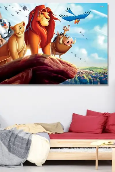 Lion King 001 - slika na platnu