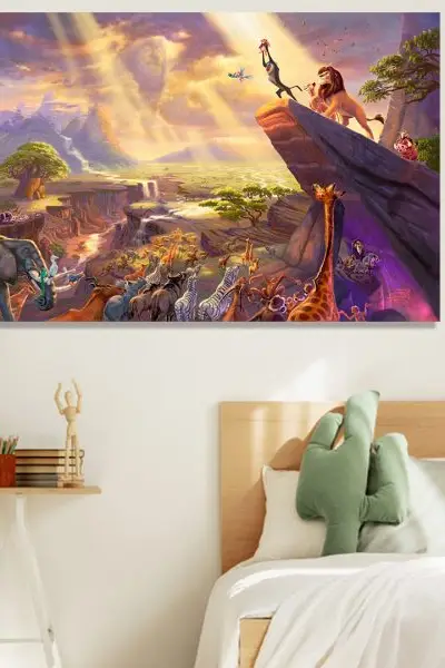 Lion King 002 - slika na platnu