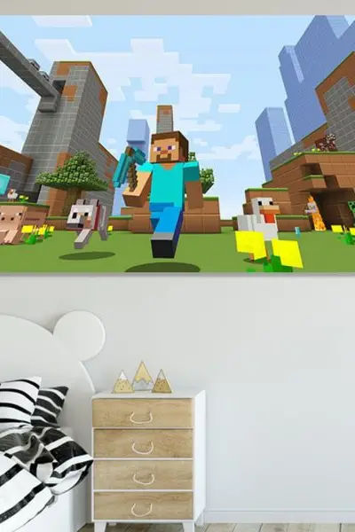 Minecraft 004 - slika na platnu