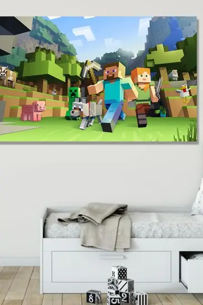 Minecraft 008 - slika na platnu