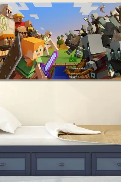 Minecraft 009 - slika na platnu