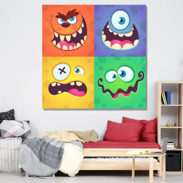 Monsters 010 - slika na platnu