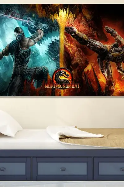 Mortal Kombat 001 - slika na platnu