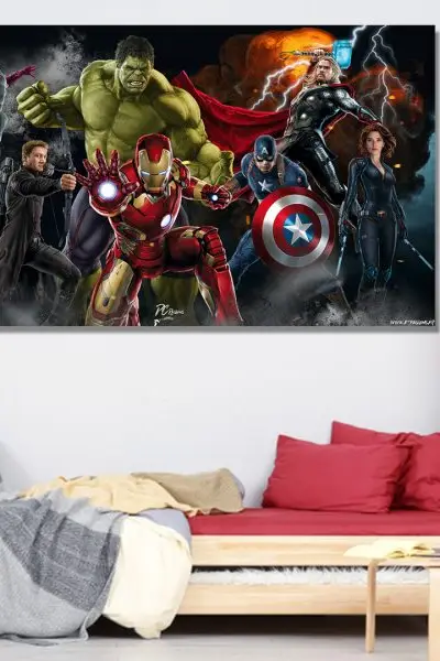 Nepobedivi Tim - slika na platnu