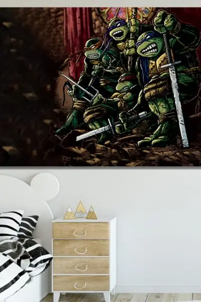 Ninja Turtles 020 - slika na platnu