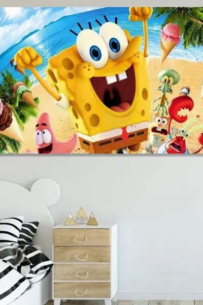 Sundjer Bob 009 - slika na platnu