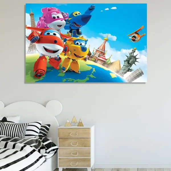 Super Wings 005 - slika na platnu