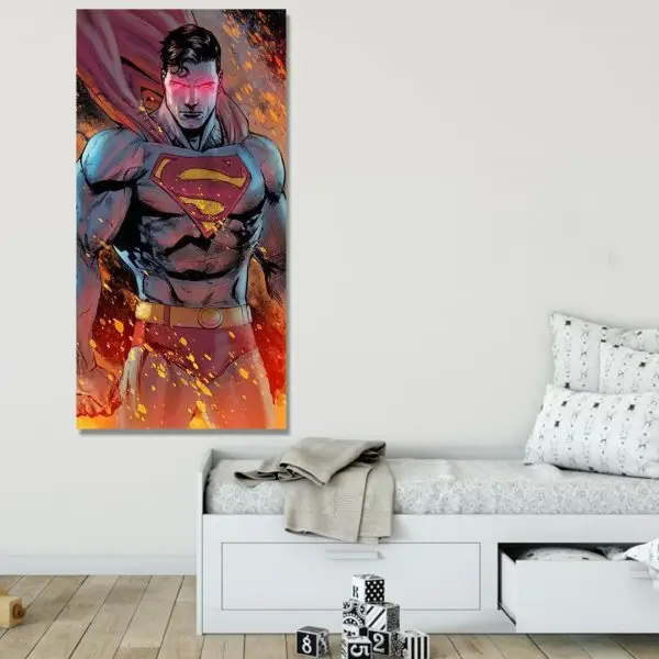 SuperMan 004 - slika na platnu