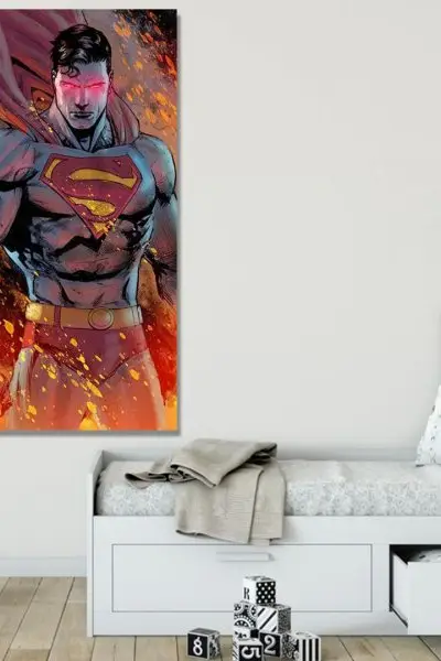 SuperMan 004 - slika na platnu