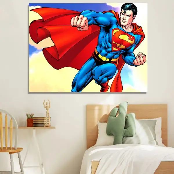 SuperMan 008 - slika na platnu