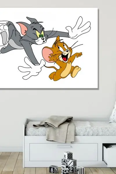 Tom and Jerry 001 - slika na platnu
