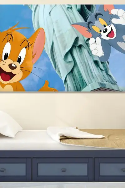 Tom and Jerry 002 - slika na platnu