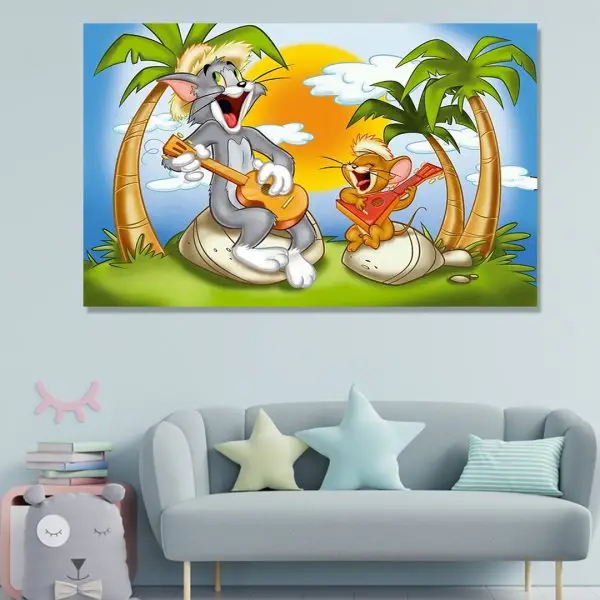 Tom and Jerry 009 - slika na platnu