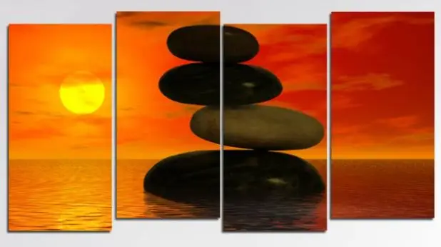 Zen u Plamenu Zalaska – 4 dela – sa ramom