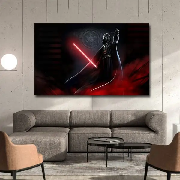 Darth Vader U Naletu Moći - slika na platnu