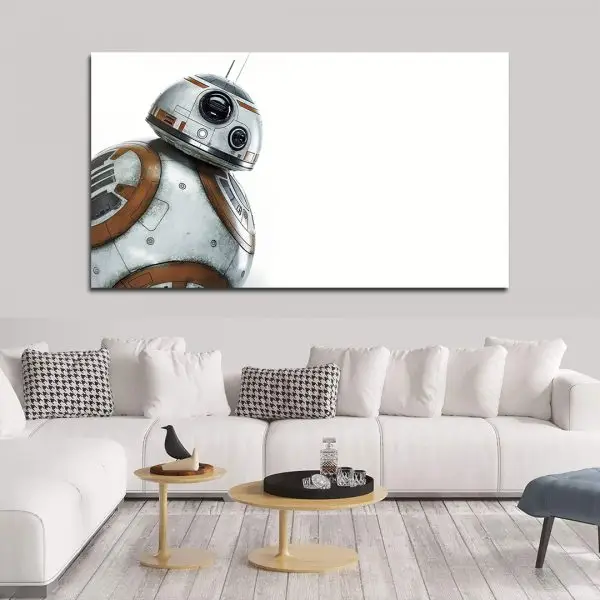 Druželjubivi BB-8 - slika na platnu