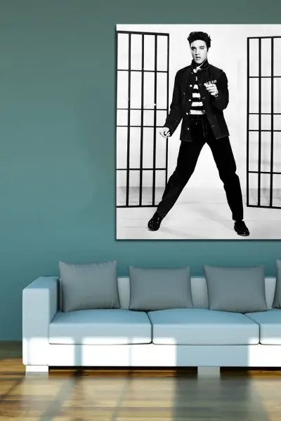 Elvis Presley Kralj Pokreta - slika na platnu