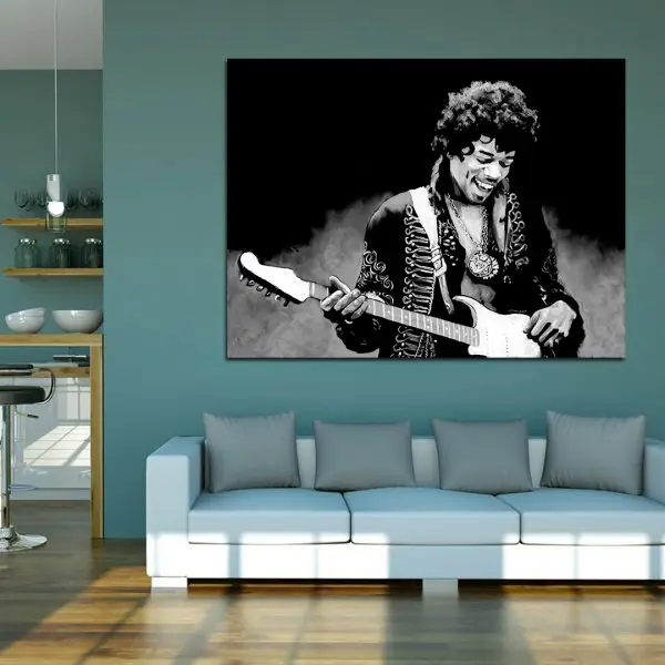 Jimmy Hendrix – Gospodar Gitare - slika na platnu