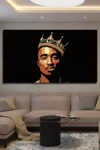 Kralj Tupac - slika na platnu