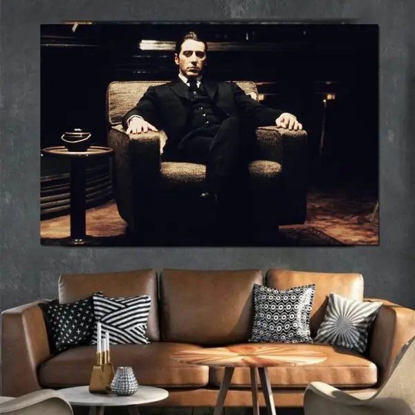 Michael Corleone U Tišini Moći - slika na platnu