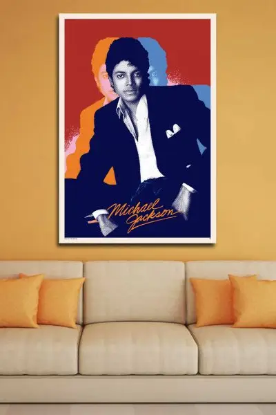 Michael Jackson Klasična Poza - slika na platnu