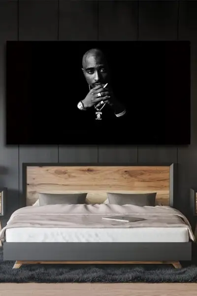 Misao Tupac-a - slika na platnu