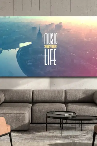 Muzika je Život - slika na platnu