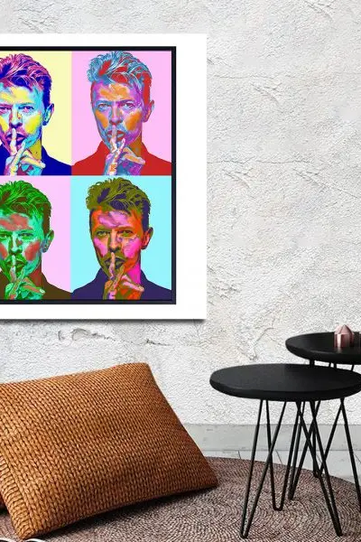 Pop Art David Bowie - slika na platnu