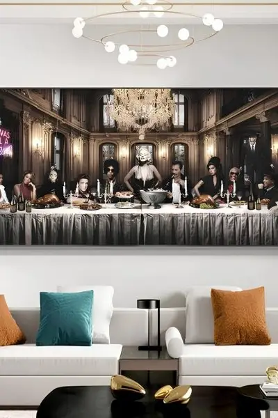 Poslednja Večera Pop Kulture - slika na platnu