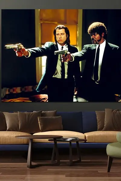 Pulp Fiction Ikonska Scena - slika na platnu