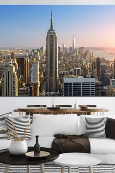 Empire State Building u Svetlu Večeri - slika na platnu
