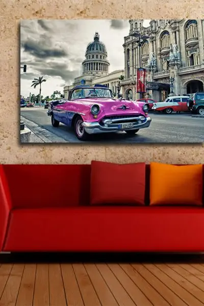 Havana u Ritmu Retro - slika na platnu