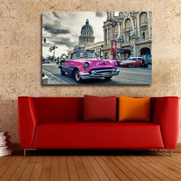 Havana u Ritmu Retro - slika na platnu