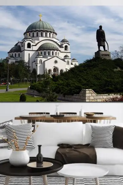 Između Hrama i Heroja - slika na platnu