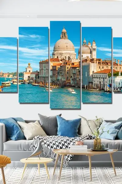 Jutro u Veneciji – 5 delova - slika na platnu