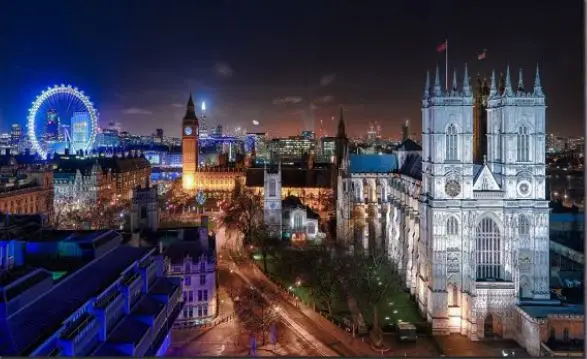 London Grad koji Svetli – sa ramom