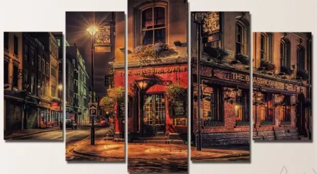 Londonski Pub – 5 delova – sa ramom