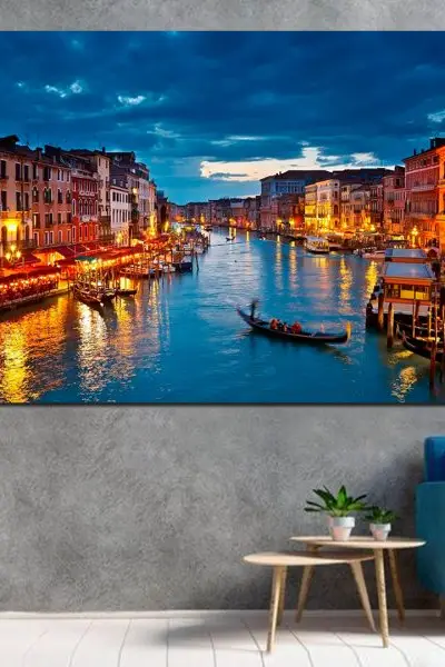 Noćna Magija Venecije - slika na platnu