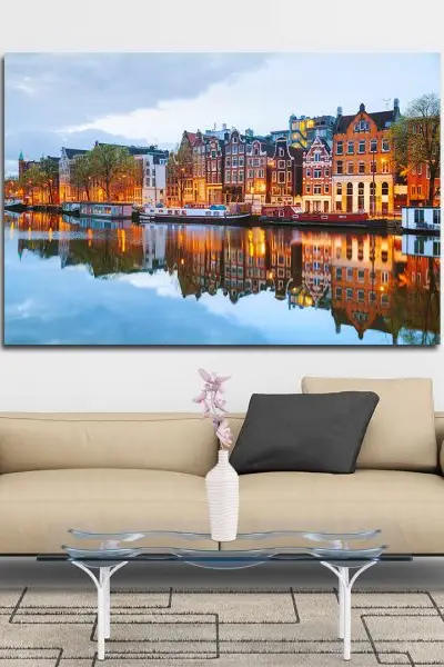 Odsjaj Amsterdama - slika na platnu