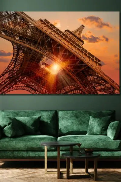 Pariz u Zlatu Večeri - slika na platnu