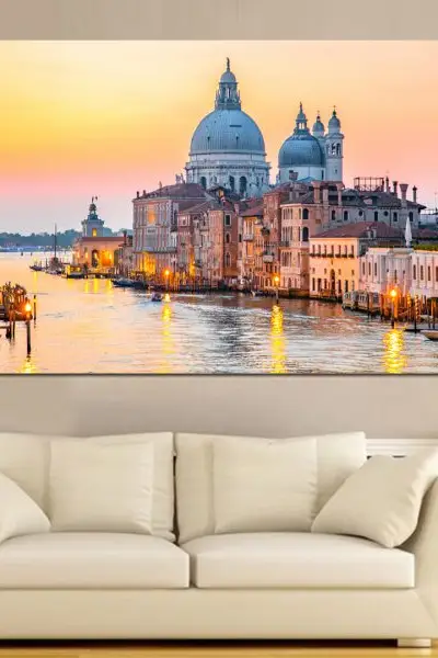 Romantično Veče u Veneciji - slika na platnu