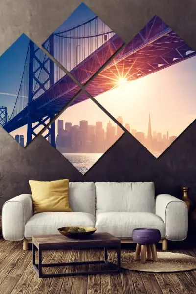 San Francisko u Svetlu - slika na platnu