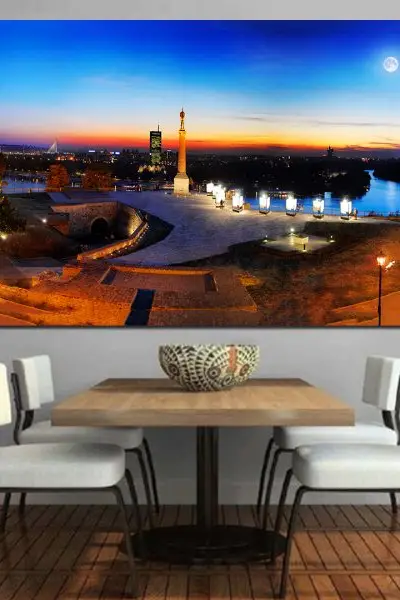 Veče Na Kalemegdanu - slika na platnu